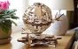 Ugears Globus - mechanical DIY kit, moving mechanical 3D puzzle made of wood